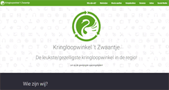 Desktop Screenshot of kringloopwinkeltzwaantje.nl