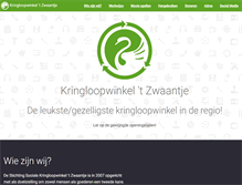 Tablet Screenshot of kringloopwinkeltzwaantje.nl